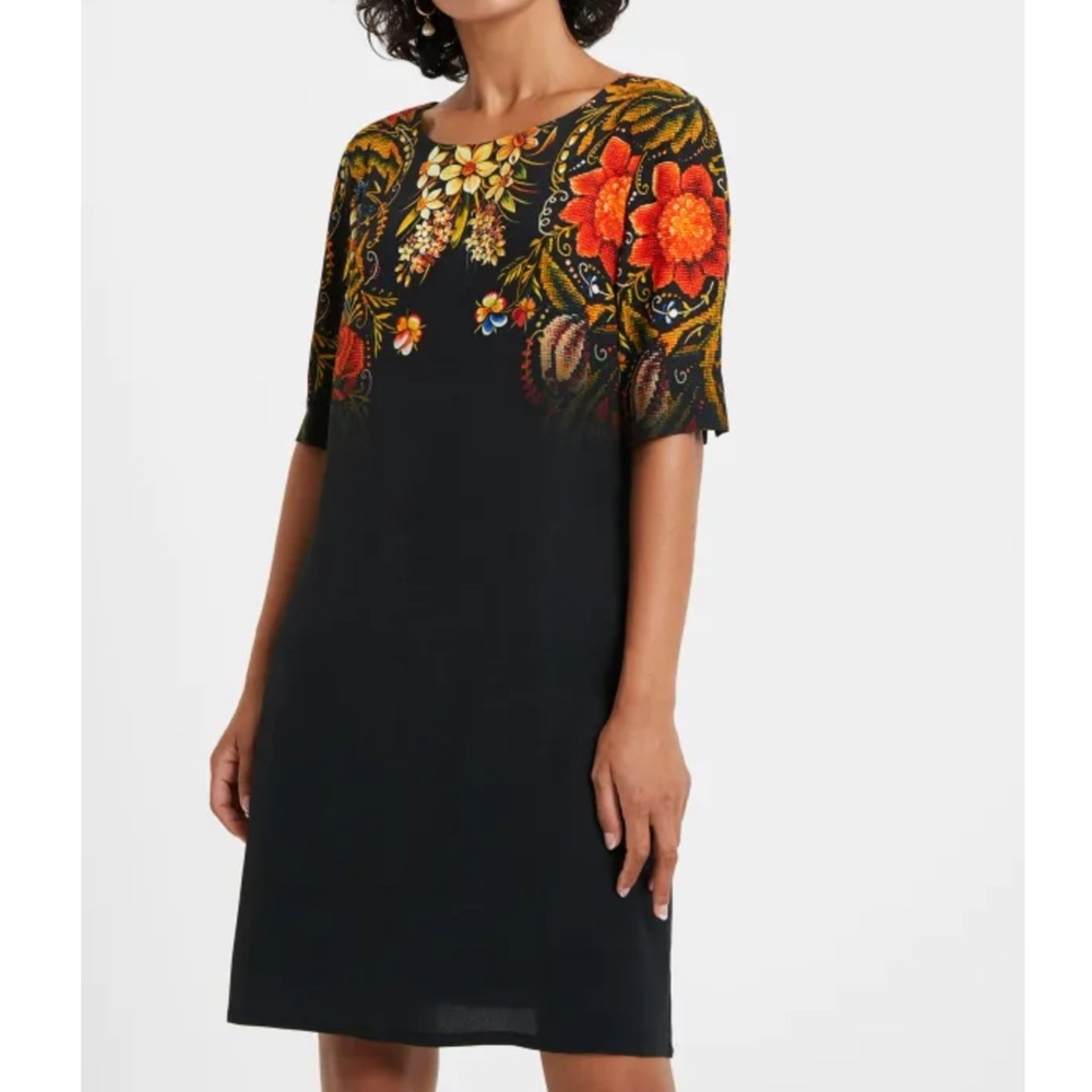 Desigual x Christian Lacroix Collaboration Boho Floral Dress - NWT - Size XL